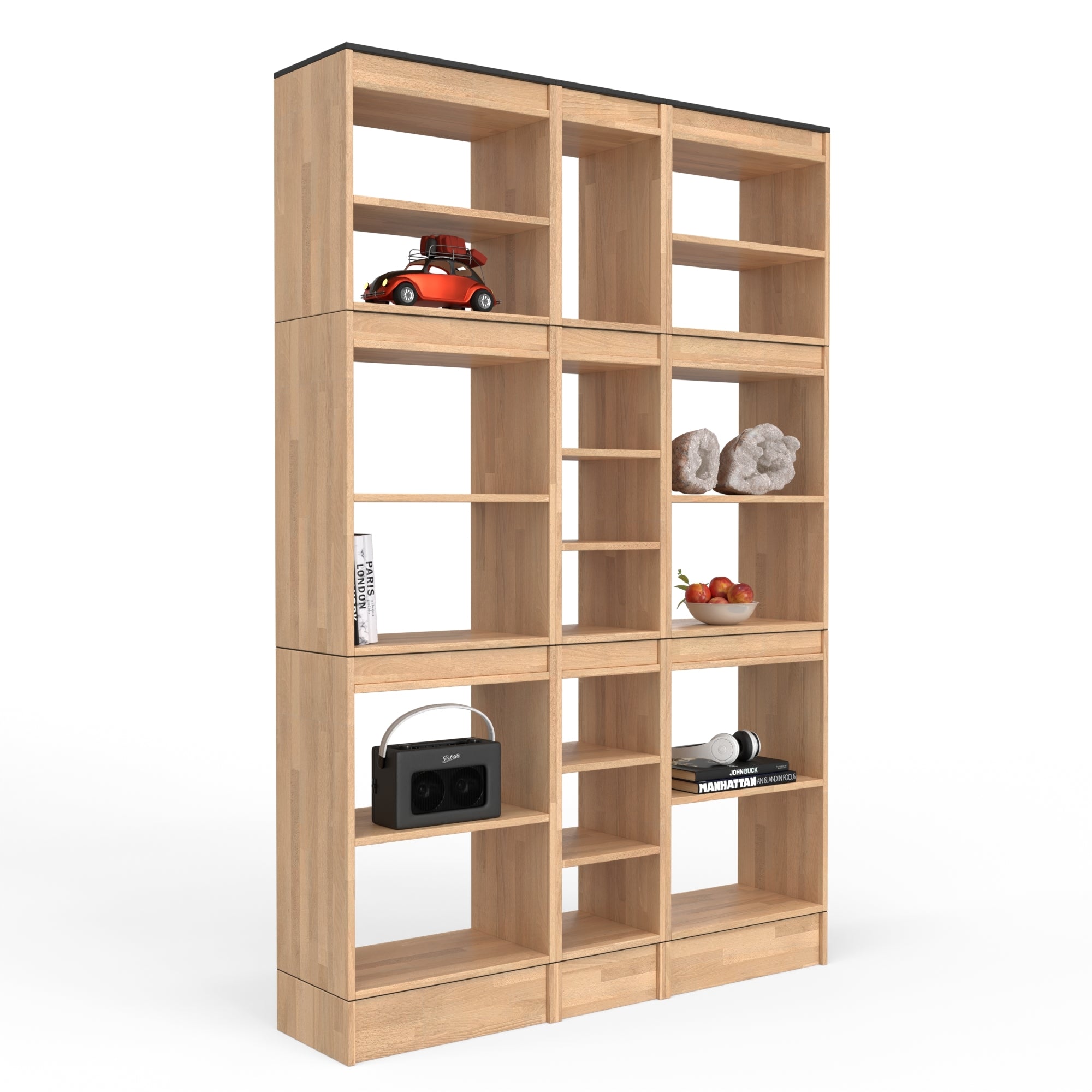 Room Divider Bookcase - 3 Column